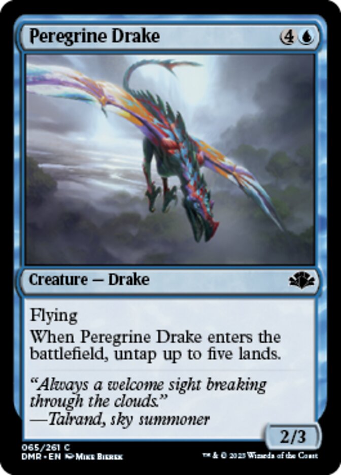 Peregrine Drake [Dominaria Remastered] | Mega City Incorporated