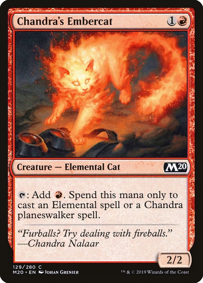 Chandra's Embercat [Core Set 2020] | Mega City Incorporated