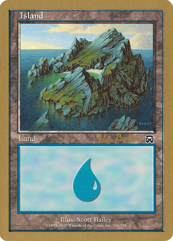 Island (ab336) (Alex Borteh) [World Championship Decks 2001] | Mega City Incorporated