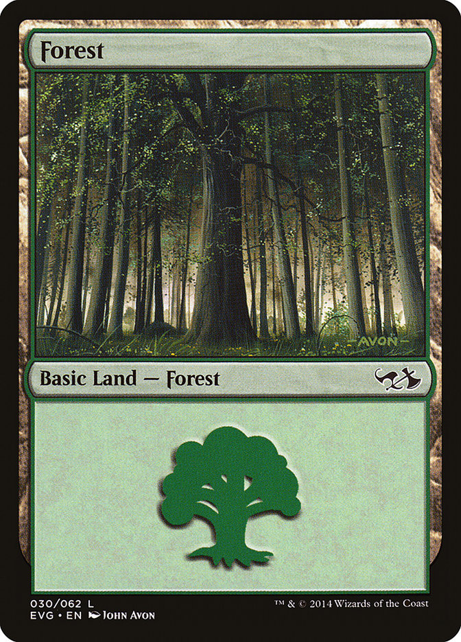 Forest (30) (Elves vs. Goblins) [Duel Decks Anthology] | Mega City Incorporated