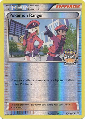 Pokemon Ranger (104/114) (Championship Promo) [XY: Steam Siege] | Mega City Incorporated