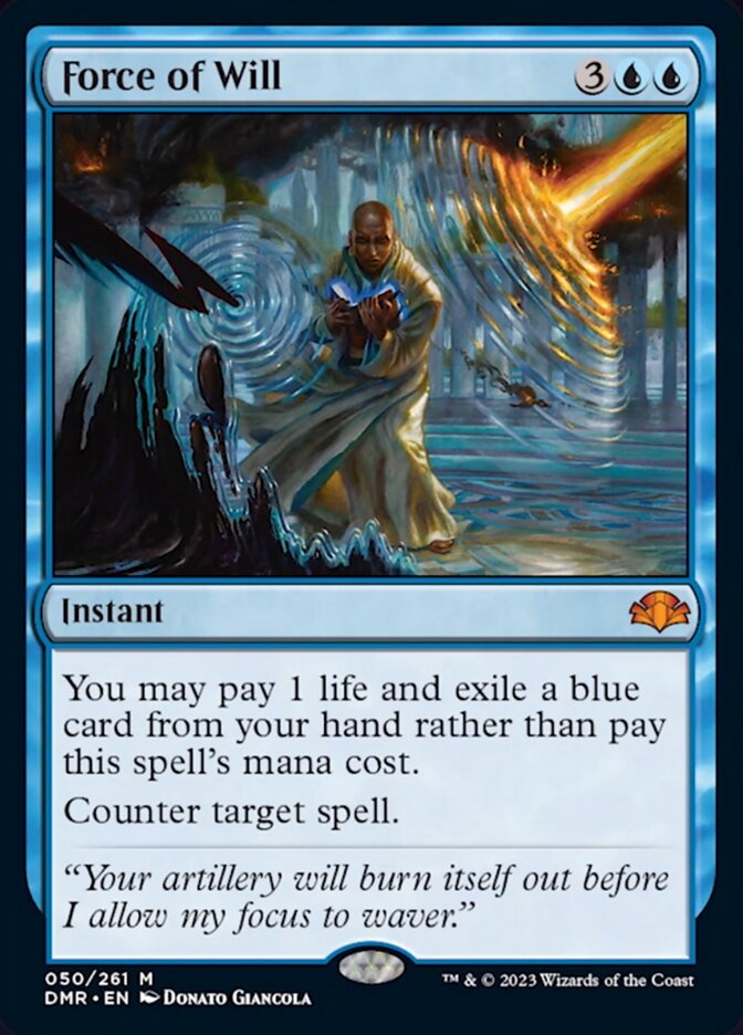 Force of Will [Dominaria Remastered] | Mega City Incorporated