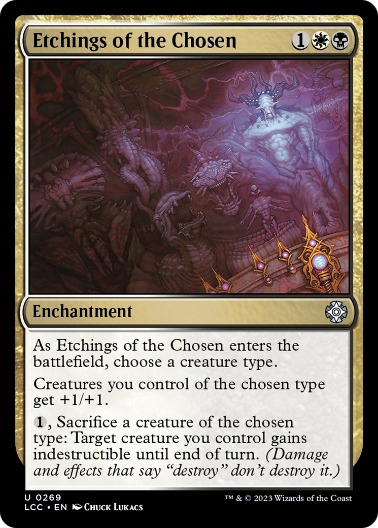 Etchings of the Chosen [The Lost Caverns of Ixalan Commander] | Mega City Incorporated