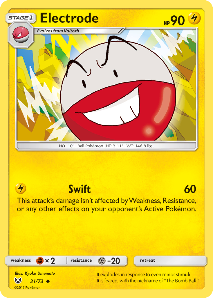 Electrode (31/73) [Sun & Moon: Shining Legends] | Mega City Incorporated