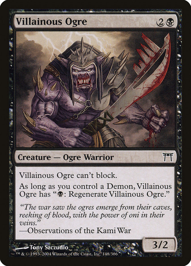 Villainous Ogre [Champions of Kamigawa] | Mega City Incorporated