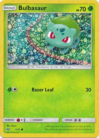 Bulbasaur (1/73) (General Mills Promo) [Sun & Moon: Shining Legends] | Mega City Incorporated