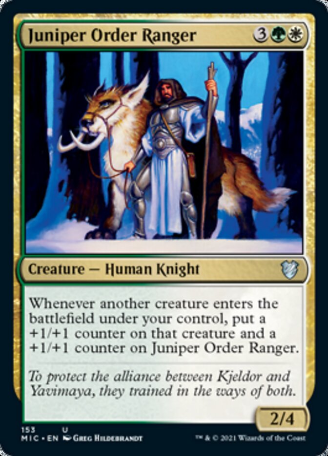 Juniper Order Ranger [Innistrad: Midnight Hunt Commander] | Mega City Incorporated