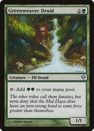 Greenweaver Druid [Zendikar] | Mega City Incorporated