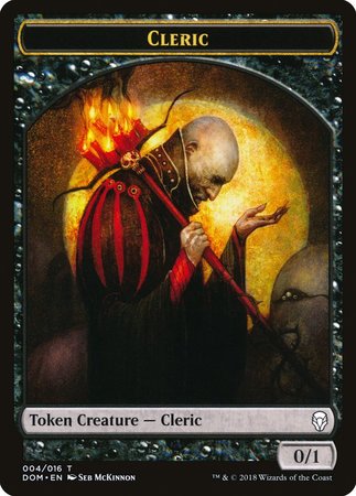 Cleric Token [Dominaria Tokens] | Mega City Incorporated