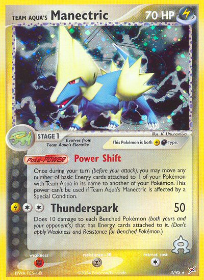 Team Aqua's Manectric (4/95) [EX: Team Magma vs Team Aqua] | Mega City Incorporated