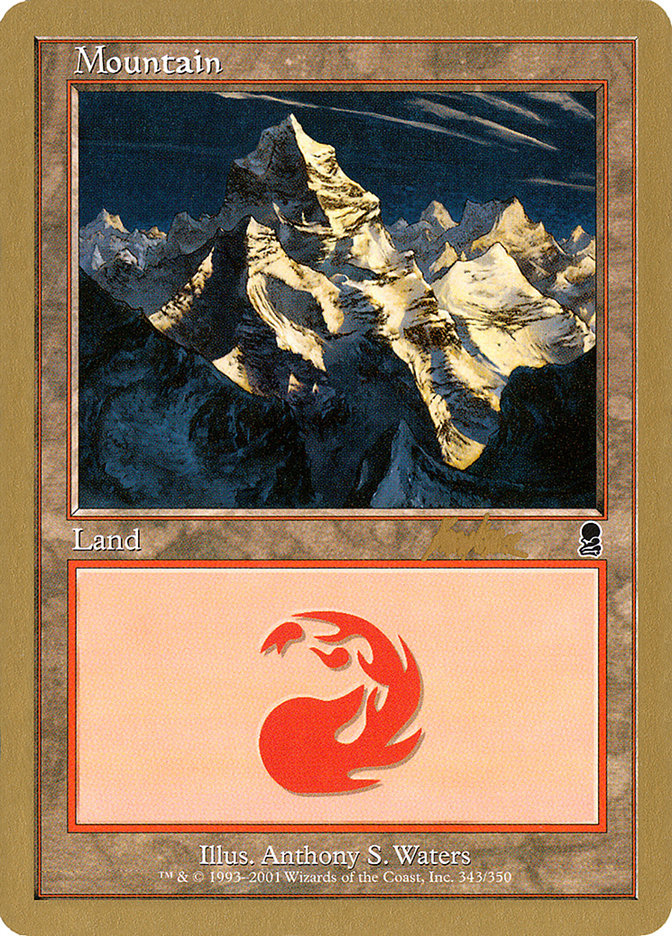 Mountain (bk343) (Brian Kibler) [World Championship Decks 2002] | Mega City Incorporated