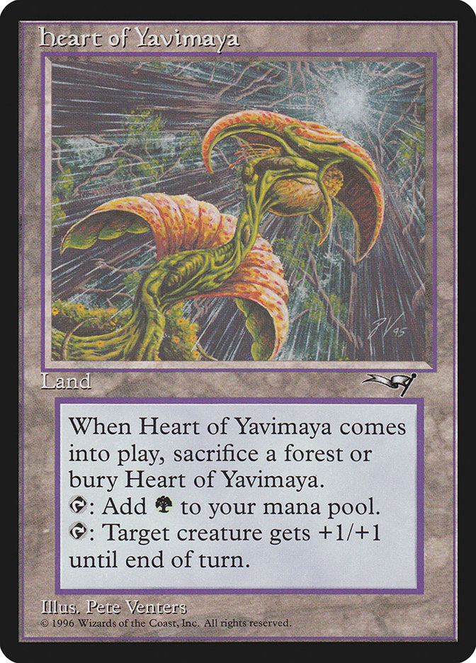 Heart of Yavimaya [Alliances] | Mega City Incorporated