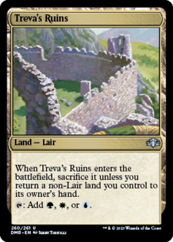 Treva's Ruins [Dominaria Remastered] | Mega City Incorporated