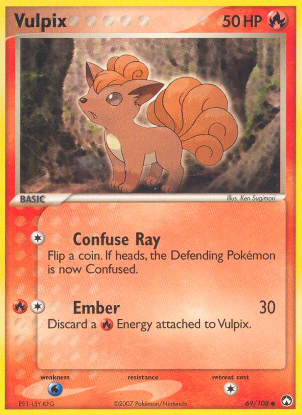 Vulpix (69/108) [EX: Power Keepers] | Mega City Incorporated