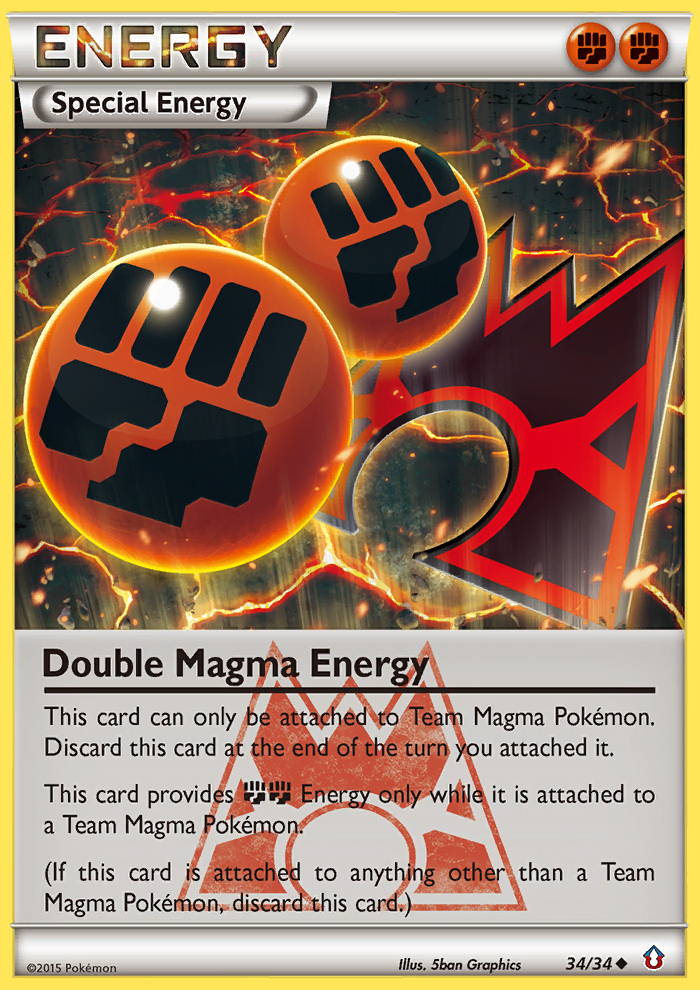 Double Magma Energy (34/34) [XY: Double Crisis] | Mega City Incorporated