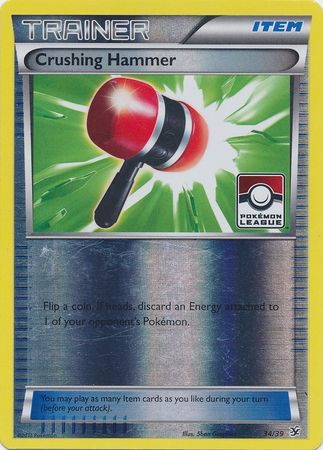 Crushing Hammer (34/39) (League Promo) [XY: Kalos Starter Set] | Mega City Incorporated