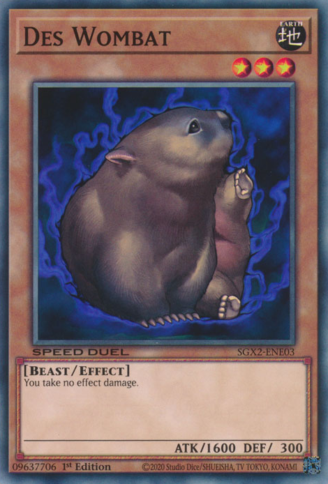 Des Wombat [SGX2-ENE03] Common | Mega City Incorporated