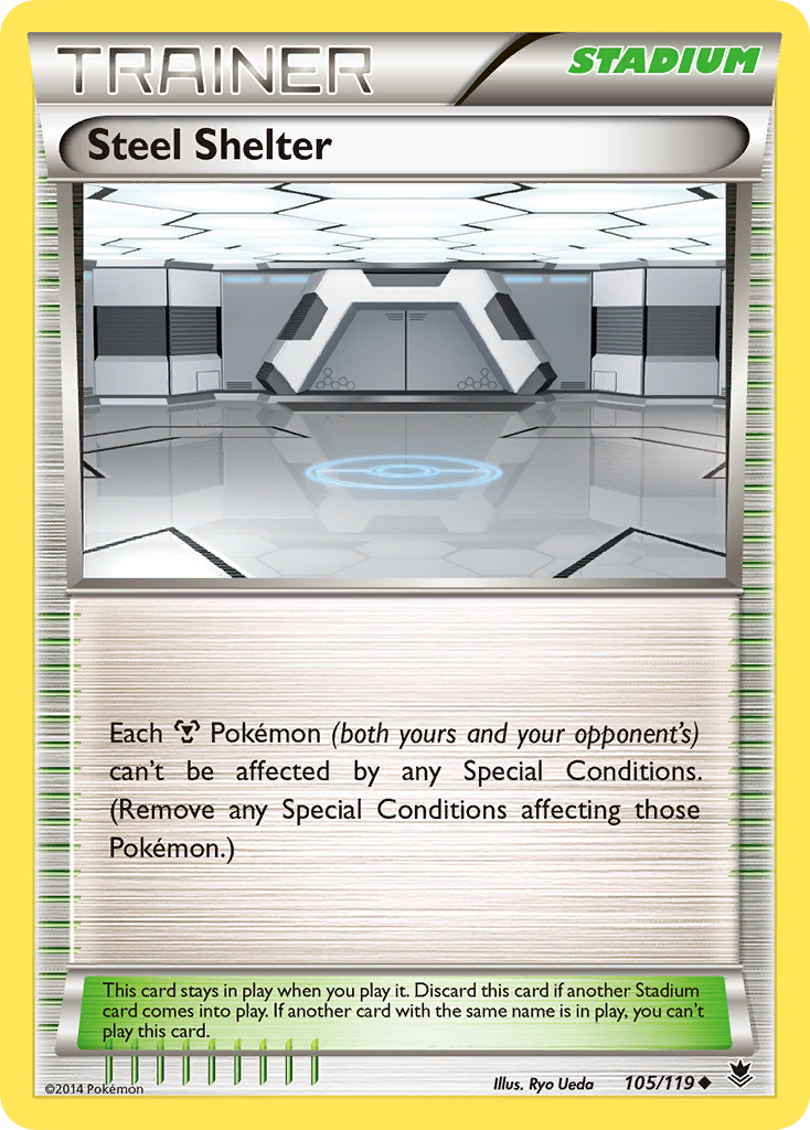 Steel Shelter (105/119) [XY: Phantom Forces] | Mega City Incorporated