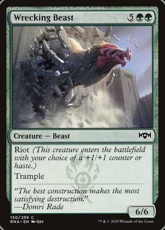 Wrecking Beast [Ravnica Allegiance] | Mega City Incorporated