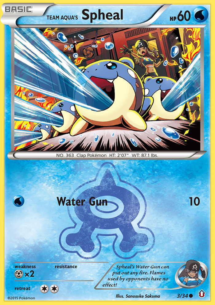 Team Aqua's Spheal (3/34) [XY: Double Crisis] | Mega City Incorporated