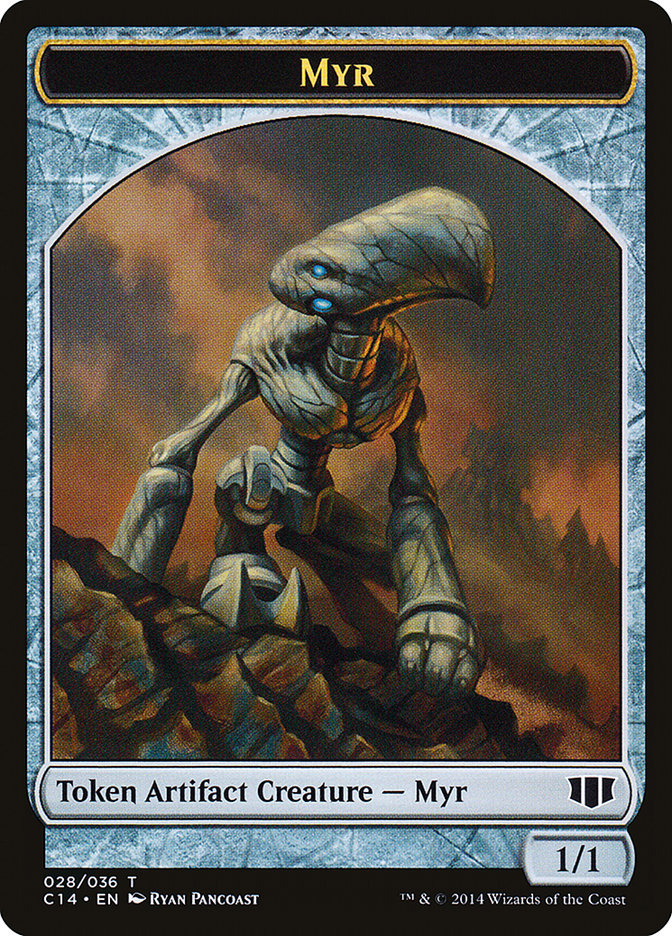 Myr // Pentavite Double-sided Token [Commander 2014 Tokens] | Mega City Incorporated