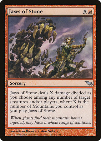 Jaws of Stone [Shadowmoor] | Mega City Incorporated