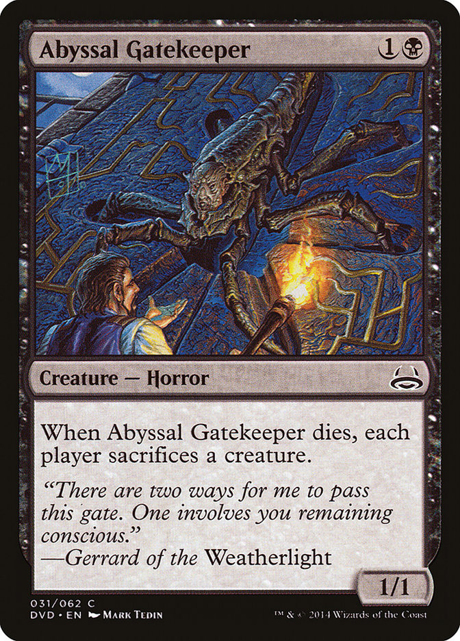 Abyssal Gatekeeper (Divine vs. Demonic) [Duel Decks Anthology] | Mega City Incorporated