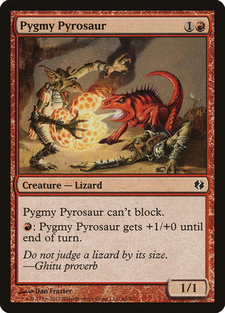 Pygmy Pyrosaur [Duel Decks: Venser vs. Koth] | Mega City Incorporated