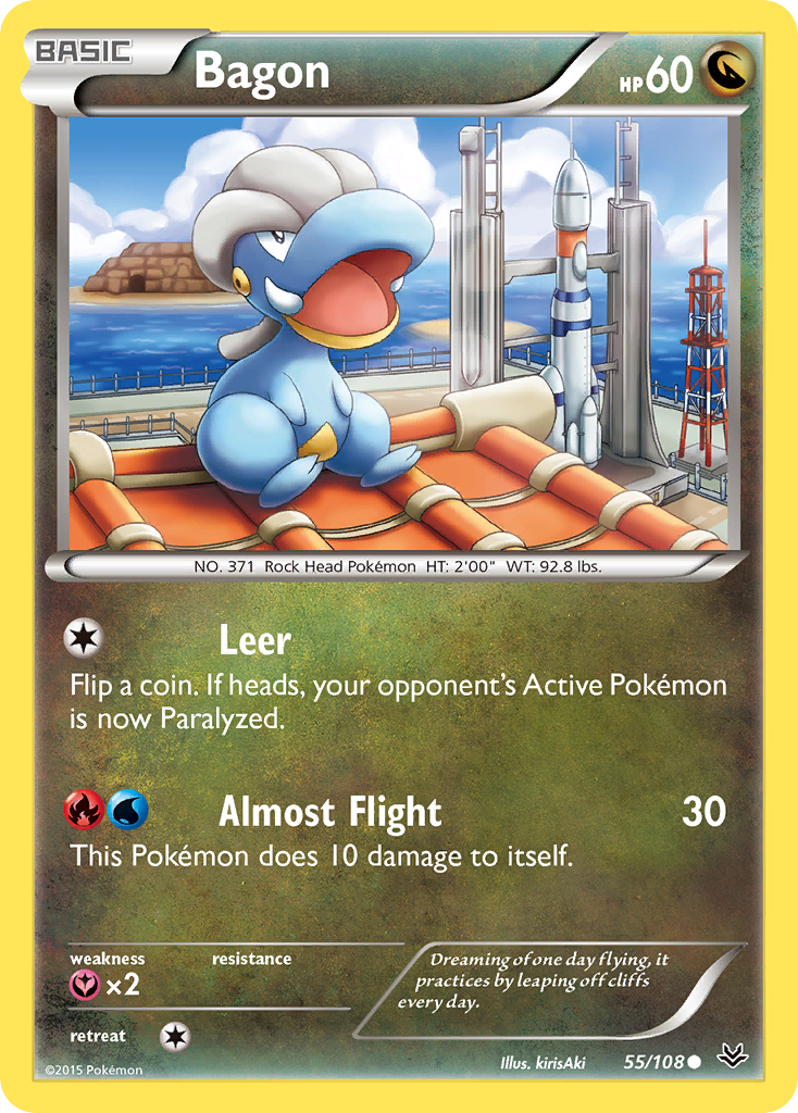 Bagon (55/108) [XY: Roaring Skies] | Mega City Incorporated