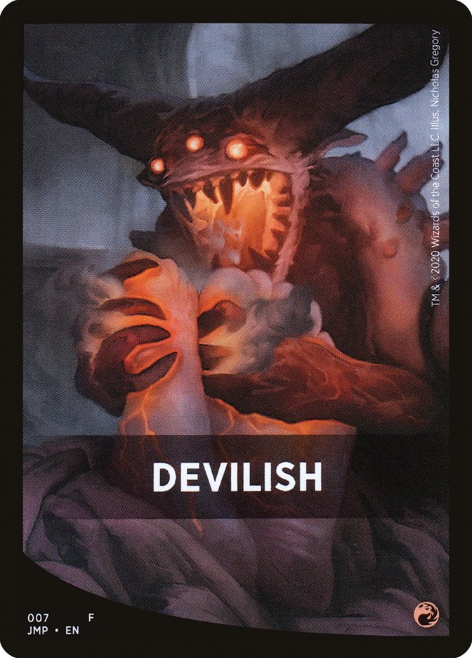 Devilish Theme Card [Jumpstart Front Cards] | Mega City Incorporated