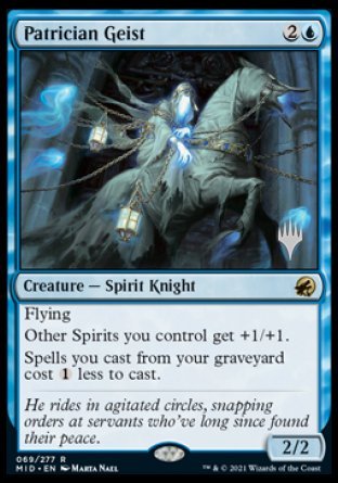 Patrician Geist (Promo Pack) [Innistrad: Midnight Hunt Promos] | Mega City Incorporated