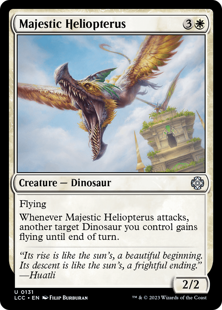 Majestic Heliopterus [The Lost Caverns of Ixalan Commander] | Mega City Incorporated