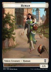 Eldrazi Spawn // Human Double-sided Token [Streets of New Capenna Commander Tokens] | Mega City Incorporated