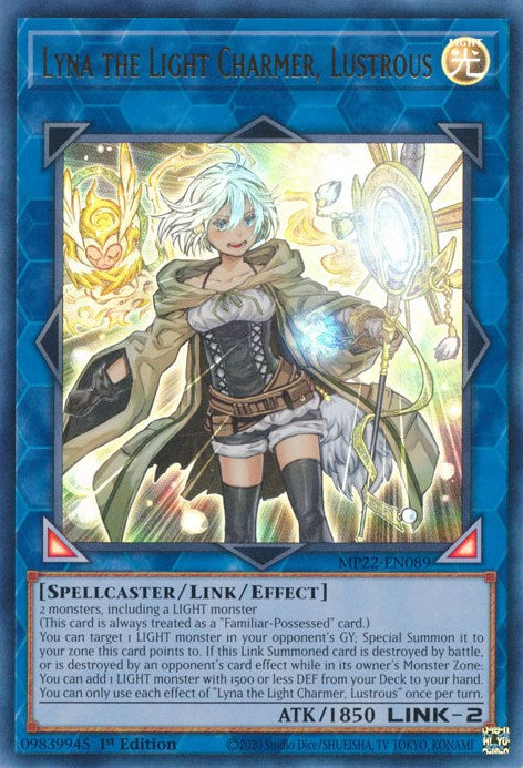 Lyna the Light Charmer, Lustrous [MP22-EN089] Ultra Rare | Mega City Incorporated