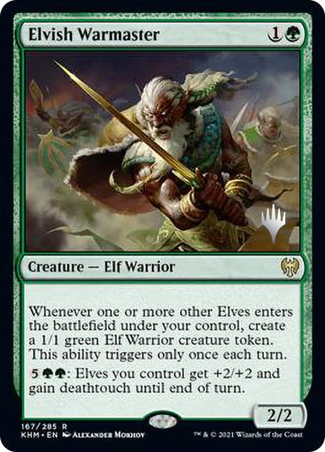 Elvish Warmaster [Kaldheim Promo Pack] | Mega City Incorporated