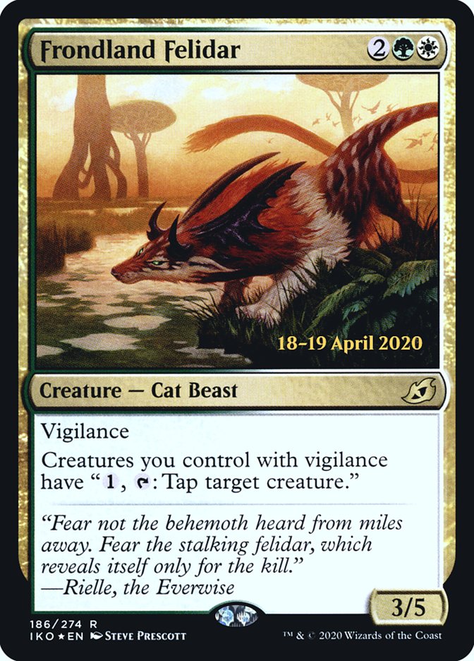 Frondland Felidar  [Ikoria: Lair of Behemoths Prerelease Promos] | Mega City Incorporated