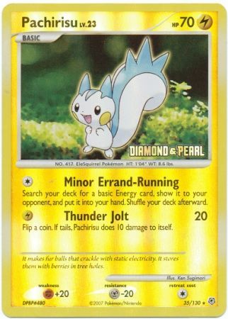 Pachirisu (35/130) [Burger King Promos: 2008 Collection] | Mega City Incorporated