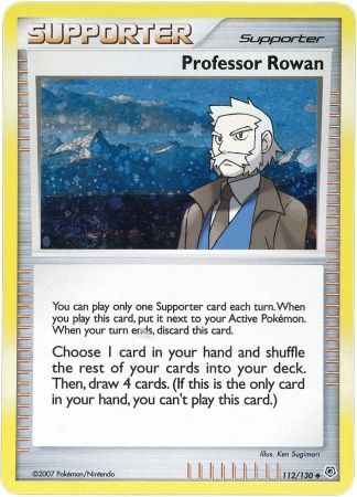 Professor Rowan (112/130) (Cosmos Holo) [Diamond & Pearl: Base Set] | Mega City Incorporated