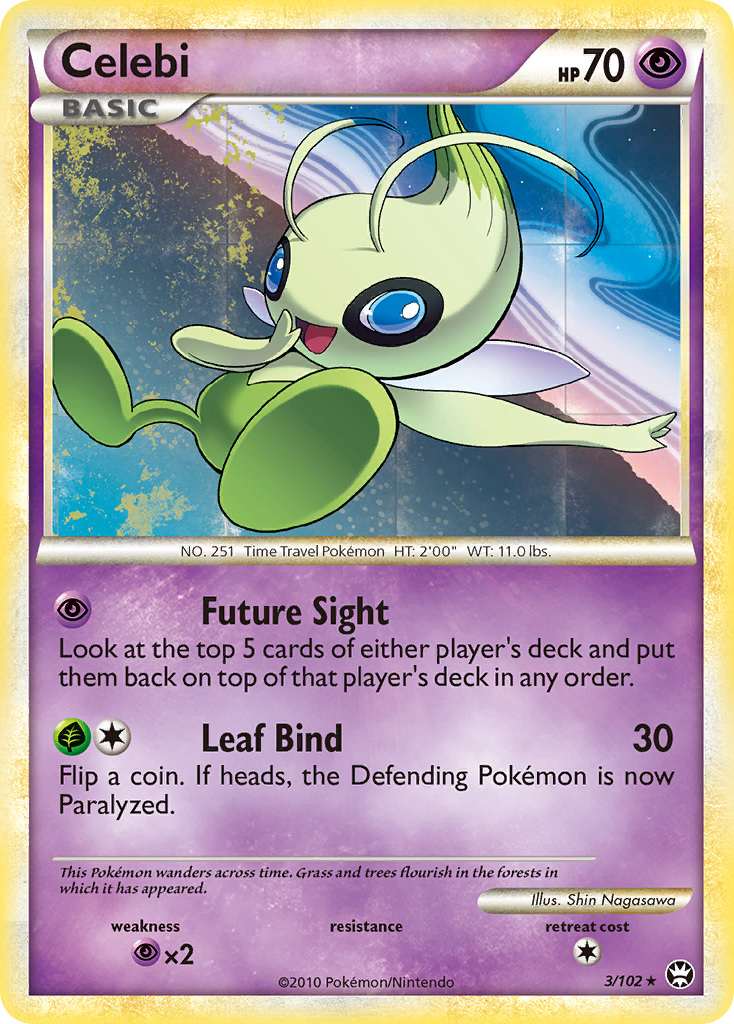 Celebi (3/102) [HeartGold & SoulSilver: Triumphant] | Mega City Incorporated