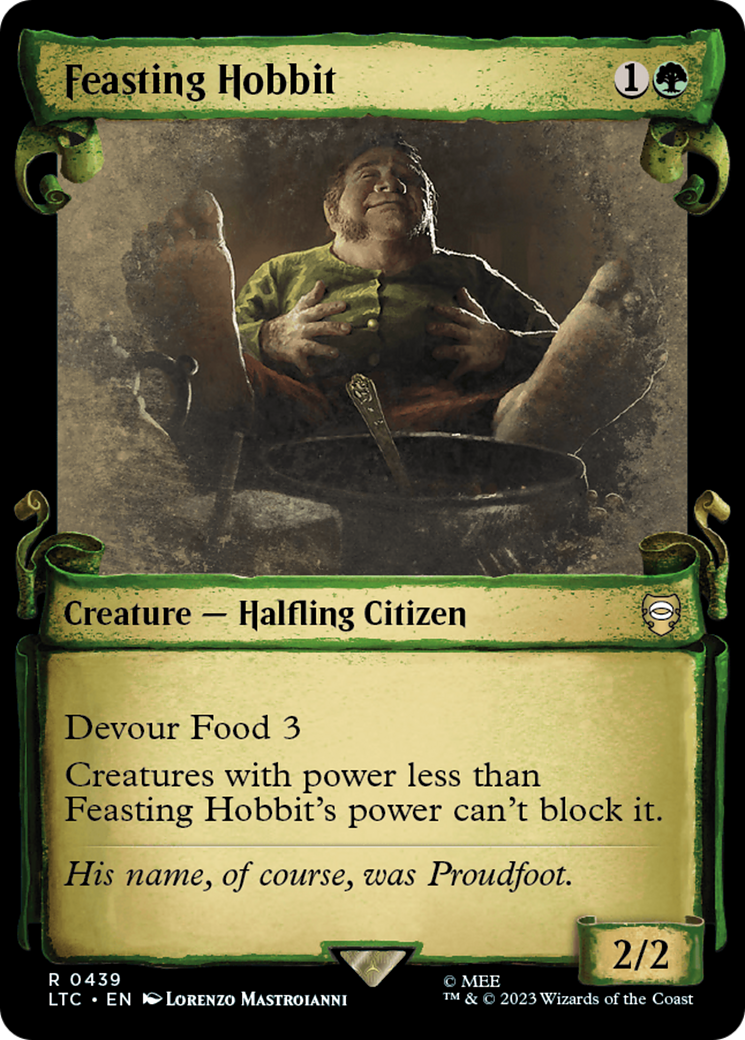 Feasting Hobbit [The Lord of the Rings: Tales of Middle-Earth Commander Showcase Scrolls] | Mega City Incorporated