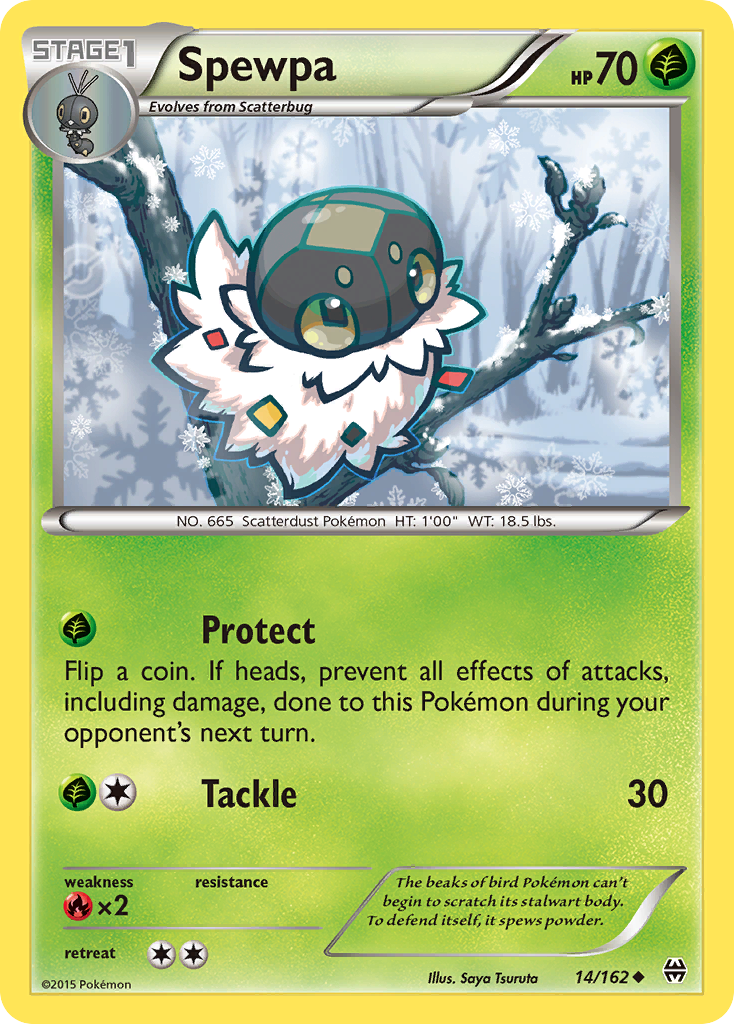 Spewpa (14/162) [XY: BREAKthrough] | Mega City Incorporated