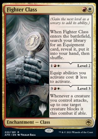 Fighter Class (Promo Pack) [Dungeons & Dragons: Adventures in the Forgotten Realms Promos] | Mega City Incorporated