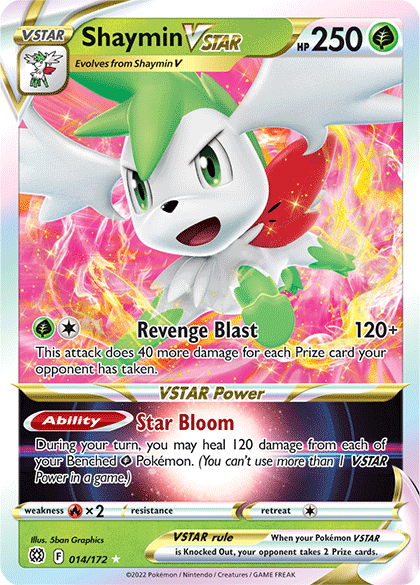 Shaymin VSTAR (014/172) [Sword & Shield: Brilliant Stars] | Mega City Incorporated