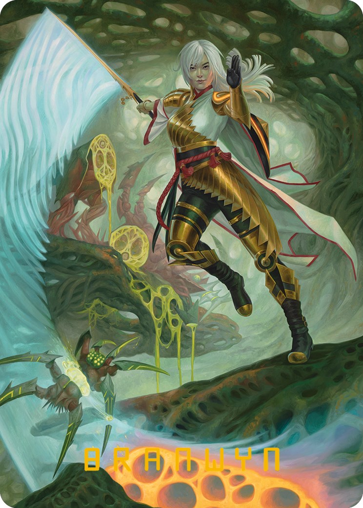The Eternal Wanderer Art Card (Gold-Stamped Signature) [Phyrexia: All Will Be One Art Series] | Mega City Incorporated