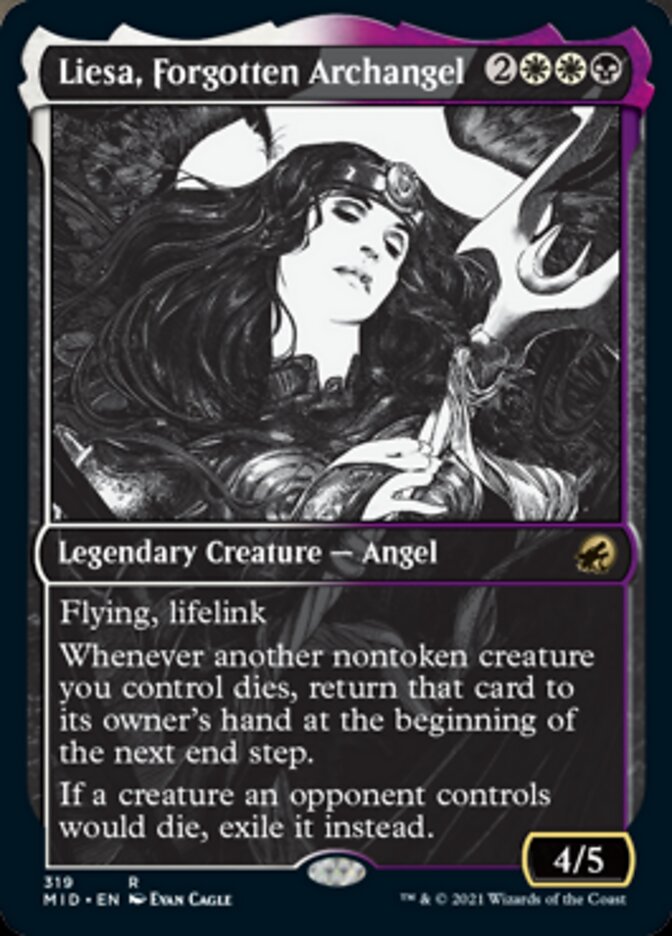 Liesa, Forgotten Archangel (Showcase Eternal Night) [Innistrad: Midnight Hunt] | Mega City Incorporated