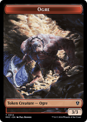 Soldier // Ogre Double-Sided Token [Murders at Karlov Manor Commander Tokens] | Mega City Incorporated