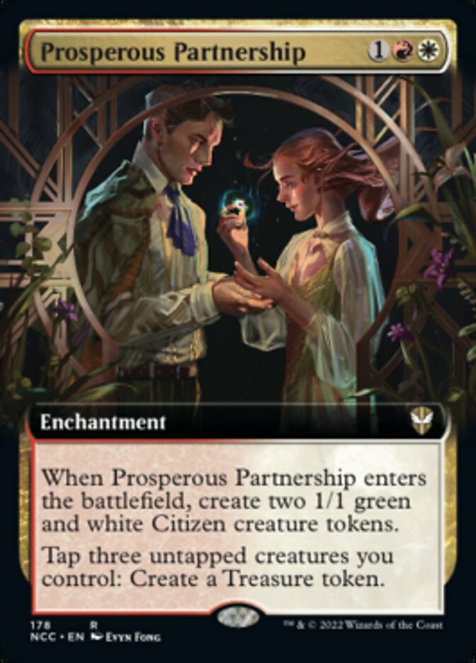 Prosperous Partnership (Extended Art) [Streets of New Capenna Commander] | Mega City Incorporated