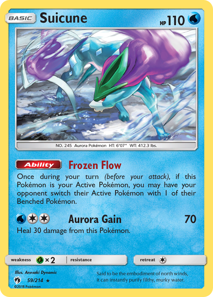 Suicune (59/214) [Sun & Moon: Lost Thunder] | Mega City Incorporated