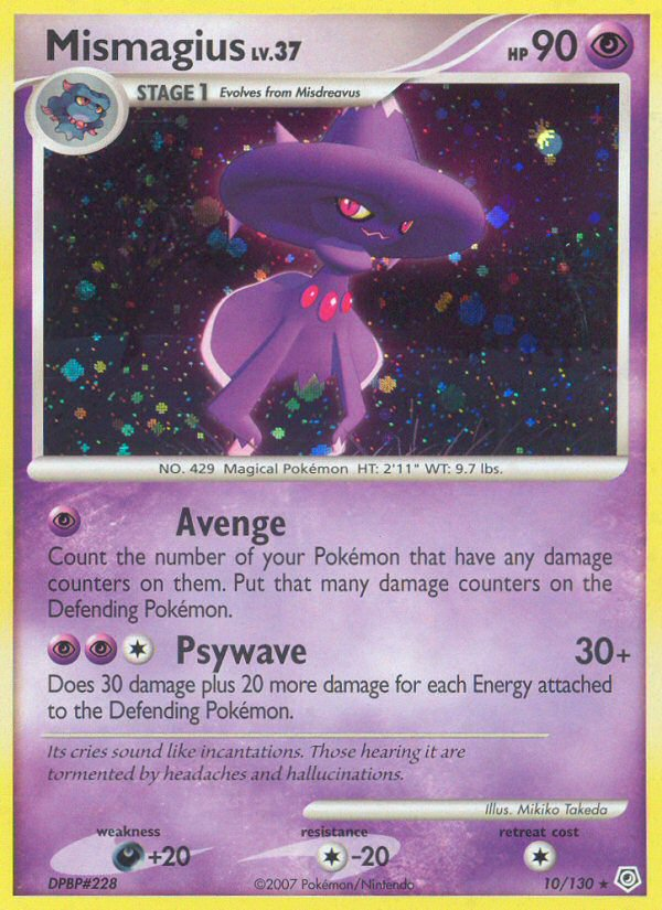 Mismagius (10/130) [Diamond & Pearl: Base Set] | Mega City Incorporated