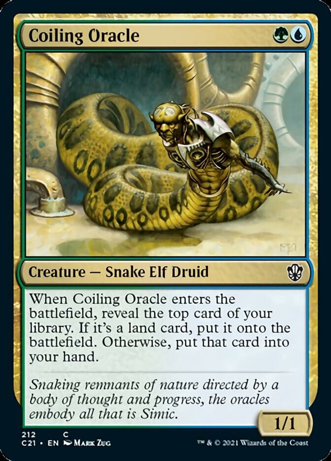 Coiling Oracle [Commander 2021] | Mega City Incorporated